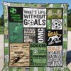 Goals Quilt Blanket  Quilt